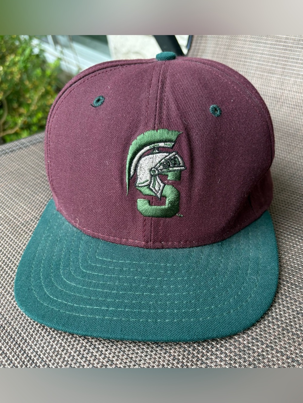 Vintage 90’s New Era Low Profile Michigan State Spartans NCAA Snapback Hat OSFA